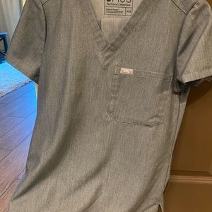 Catarina 1 pocket scrub top xxs graphite